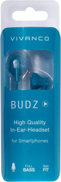Actual product image Vivanco Budz (No noise cancelling, Cable)