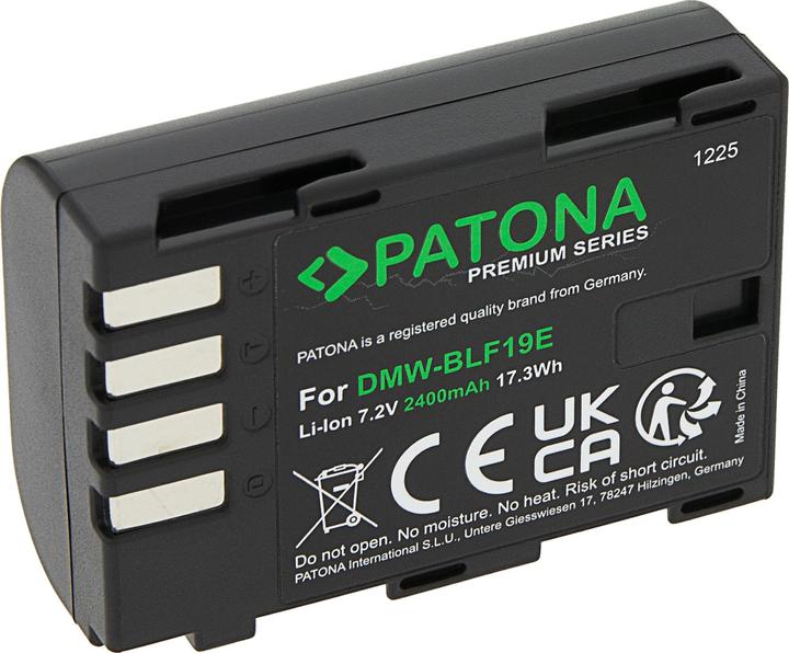 Patona Premium Akku Panasonic DMW-BLF19E (Kamera Akku)