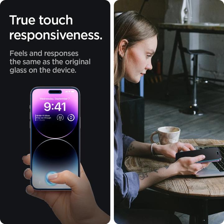 Immagine prodotto Spigen EZ FIT GLAS.tR (1 Pezzo/i, Apple iPhone 14 Pro)