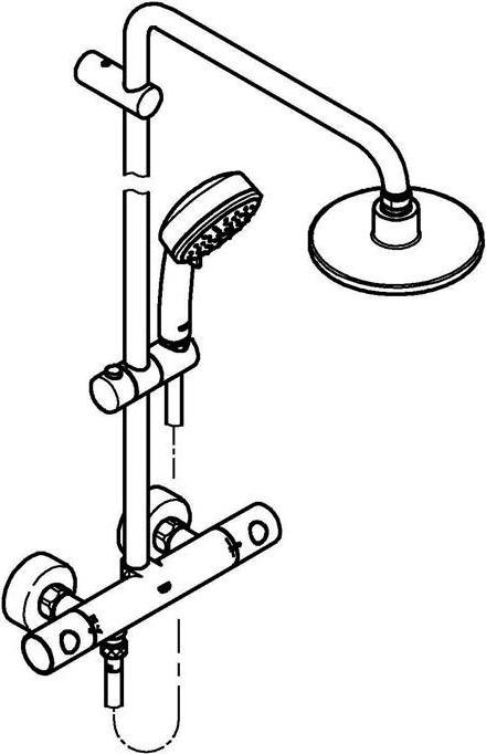 Produktbild Grohe Tempesta Cosmopolitan System 160 Duschsystem