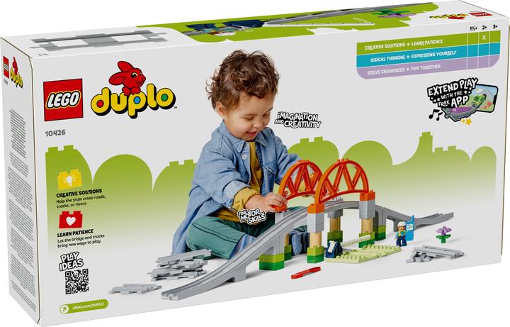 Produktbild LEGO Eisenbahnbrücke und Schienen - Erweiterungsset (10426)
