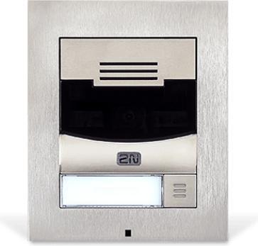 Produktbild 2N IP Türstation IP Solo ohne Kamera, Wandmontage, schwarz (Ethernet)