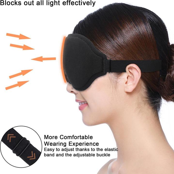 Actual product image Intirilife 3D sleep mask (Sleeping mask)