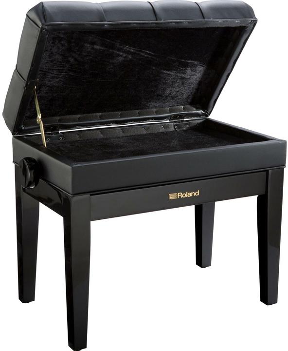 Produktbild Roland Klavierbank RPB-500 – Polished Ebony (Musikerstuhl)