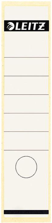Immagine prodotto Leitz Etichetta dorsale, 61 x 285 mm, lunga, larga, bianca adatta per standard e cartone duro