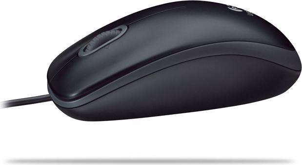 Produktbild Logitech B110 Optical Maus, Schwarz (Kabelgebunden)