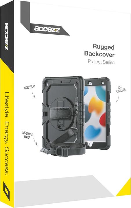 Immagine prodotto Accezz Rugged Backcover met schouderstrap iPad Air 3 (2019) / Pro 10.5 (2017) - Zwart (iPad Pro 10.5, iPad Air 10.5)