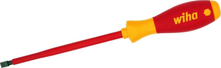 Actual product image Wiha VDE slotted screwdriver So (Slotted screws)