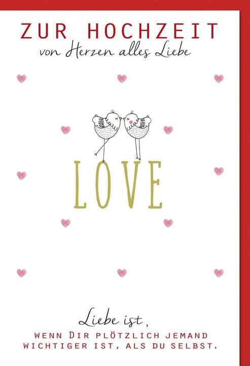 Image du produit Braun + Company Carte de mariage (1 pcs)