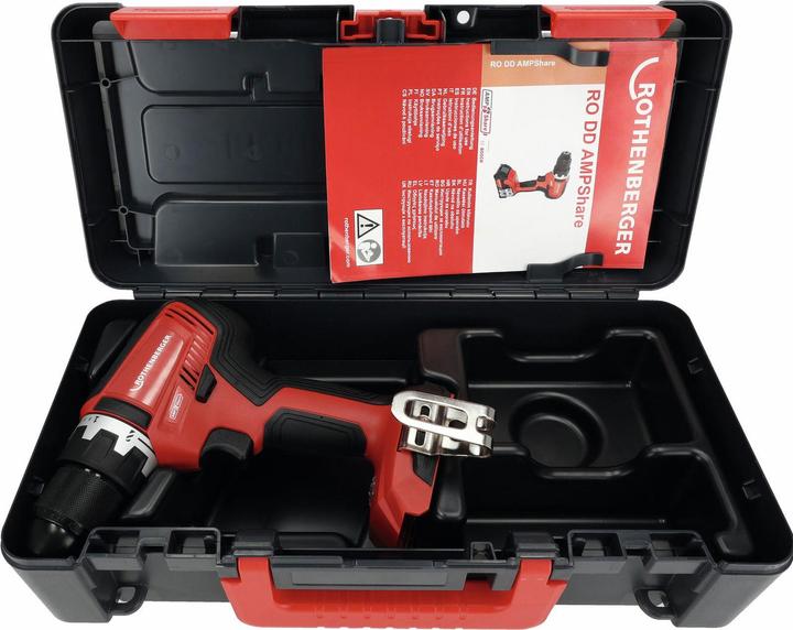 Actual product image Rothenberger RO DD55 Cordless drill AMPShare basic unit (Battery operated)