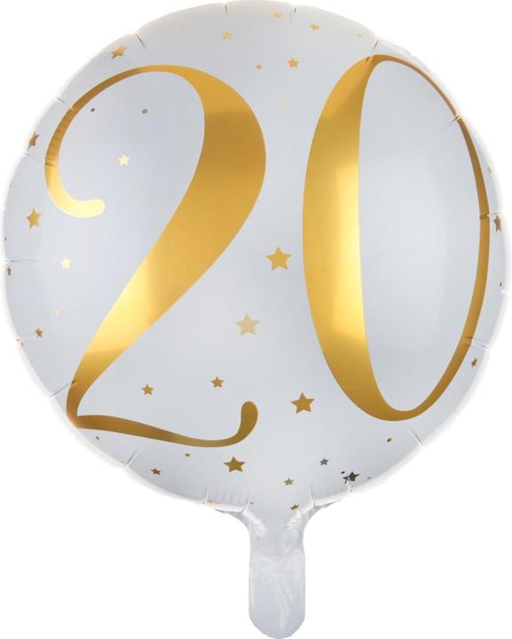 Produktbild Santex 20 Jahre Ballon Weiss - 35cm (1 x)