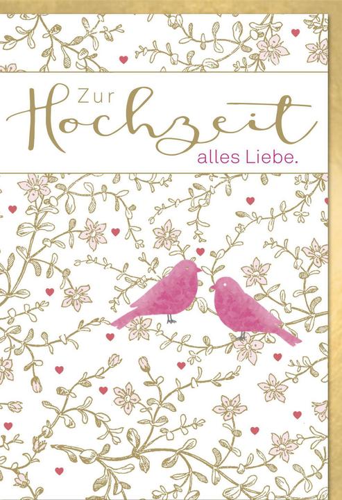 Produktbild Braun + Company Hochzeitskarte (1 Stk.)