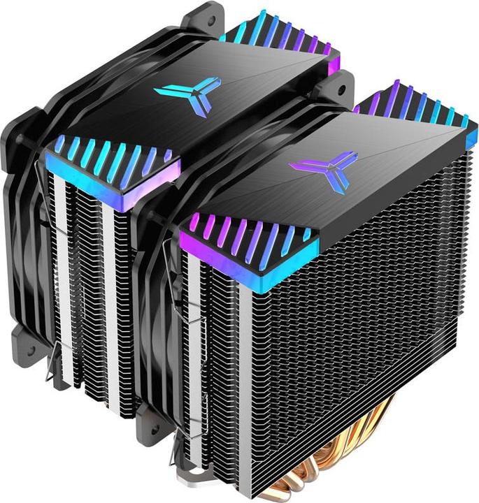 Actual product image Jonsbo CR-2000 GT CPU Cooler Dual Tower, ARGB - 2x 120mm (159 mm)