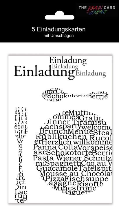 Actual product image Braun + Company Card 5-Pack Invitation Neutral (5 pcs.)
