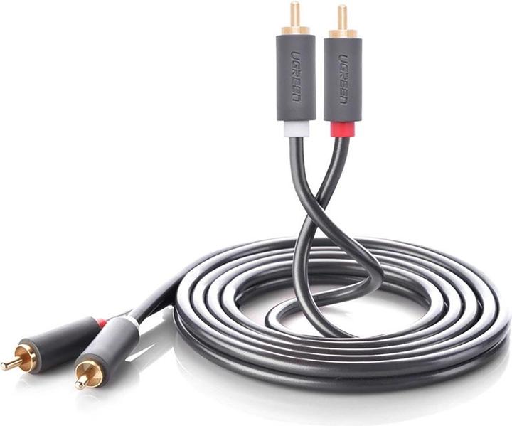 Produktbild Ugreen AV104 2x RCA (Cinch) to 2x RCA (Cinch) Cable 1m (black) (1 m, Cinch)
