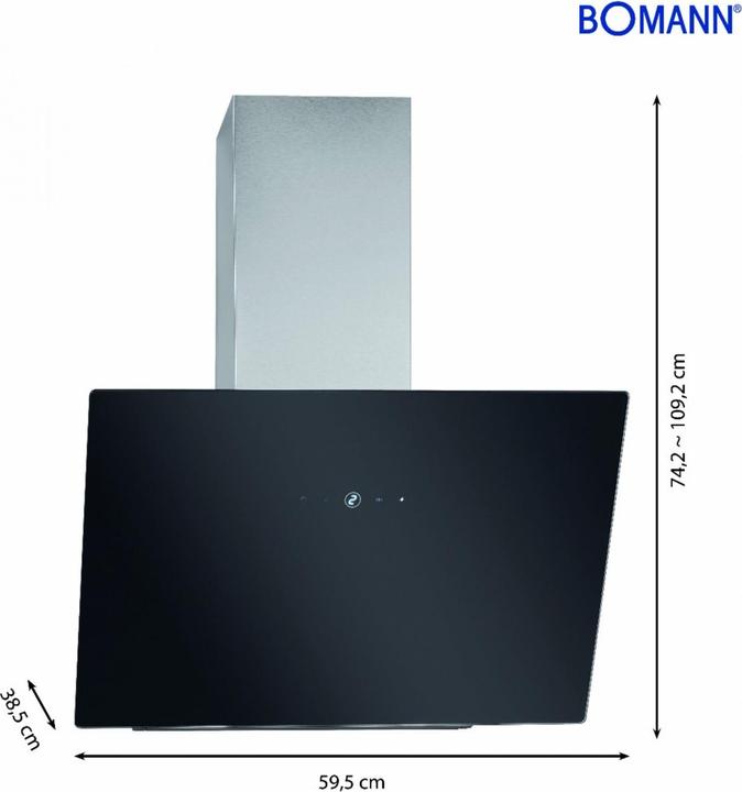 Image du produit Bomann DU 7606.1 G (Hotte murale)