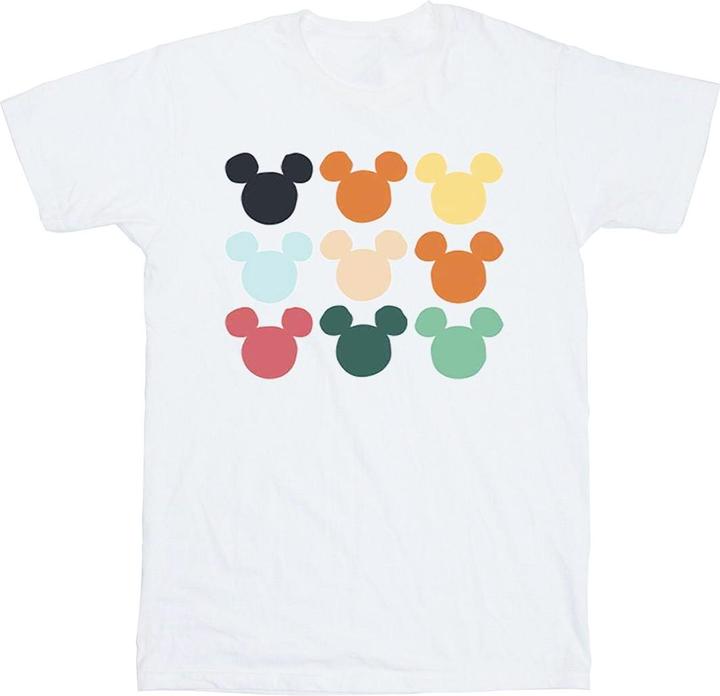 Disney Mickey Mouse Heads Square TShirt Jungen