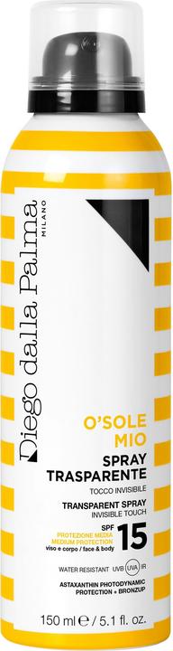 Produktbild Diego dalla Palma Sun - O'SOLE MIO Protective Transparent Spray SPF15 (Sonnenspray, SPF 15, 150 ml)