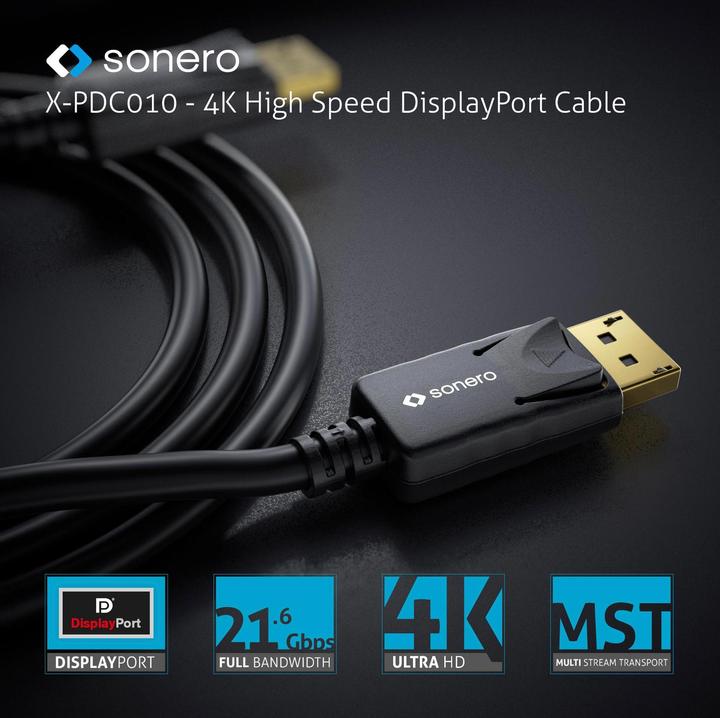 Produktbild Sonero DisplayPort – DisplayPort (1.50 m, DisplayPort)