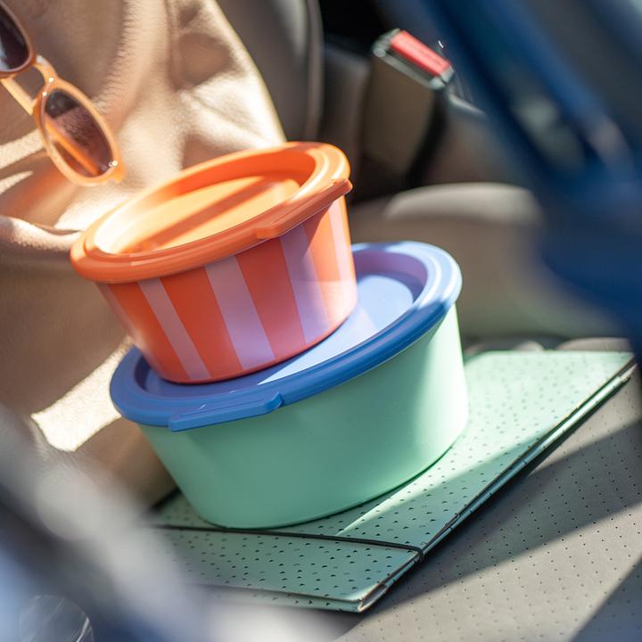 Actual product image Koziol Bowl Nora Box 18.8 cm, 1 piece, Sweet Green/Strong Blue (18.80 cm, 1.30 l, 1 x)