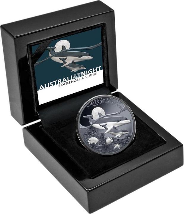 Actual product image Philoro Silber Grosser Tümmler 1 oz Black Proof - 2025 (999, 2025)