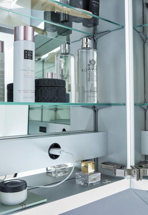 Produktbild Emco asis evo Lichtspiegelschrank, Aufputzmodell, 2 Türen, 800 mm