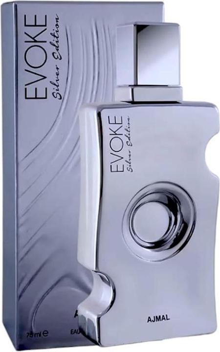 Actual product image Ajmal Evoke Silver Edition by Eau de Parfum Spray 75 ml (Eau de parfum, 75 ml)