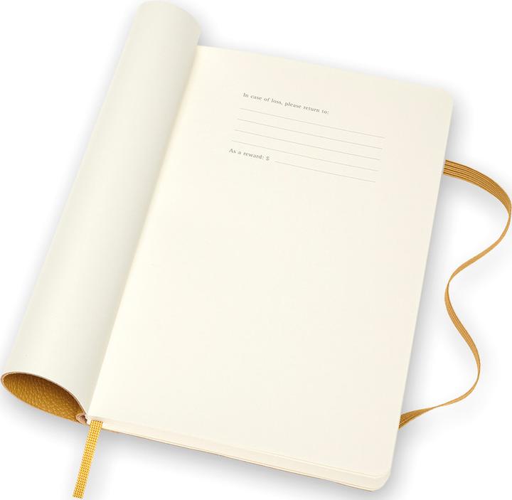 Actual product image Moleskine Notebook leather cover (130 x 210 mm, Lined, Hardcover)