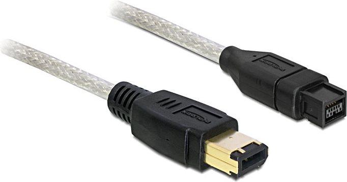 Delock Câble FireWire IEEE 1394B 9Pol/6Pol, 3Mètres (3 m, FireWire)