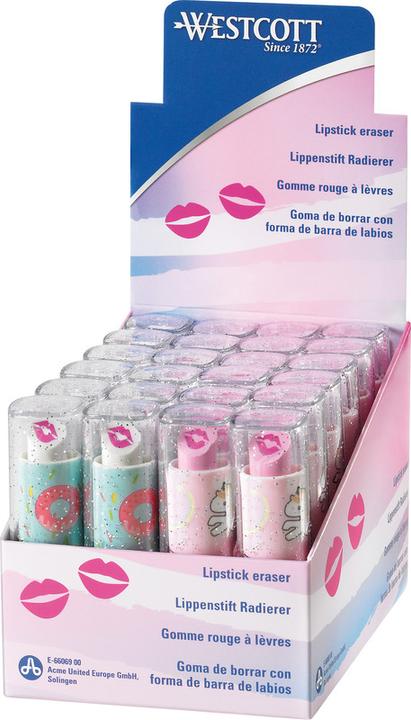 Actual product image Westcott Eraser lipstick
