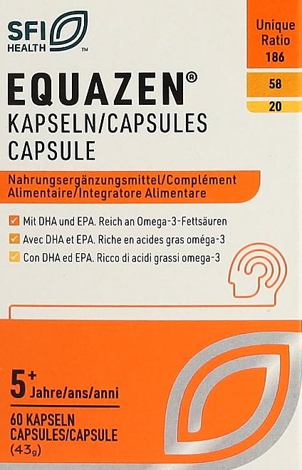 Actual product image Equazen IQ Equazen Capsules/Capsules/Capsule Ds 60 pcs (60 Piece, Capsules, 71 g)