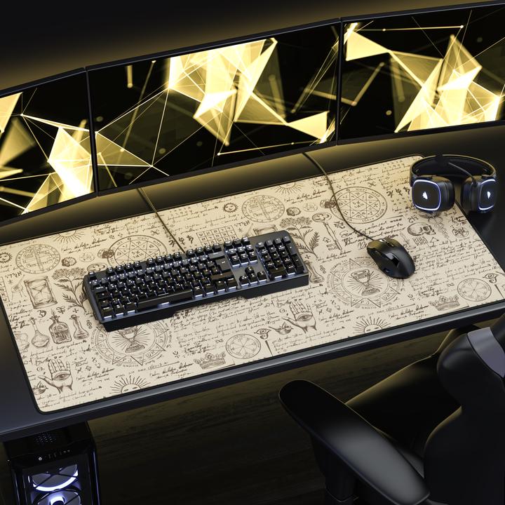 Actual product image Titanwolf Gaming mouse pad, XXXL speed mouse mat 1200 x 600 mm, speed & precision, Alchemy (XXL)