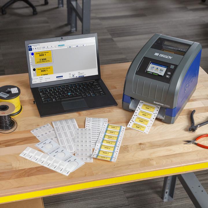 Actual product image Brady i3300-300-C-US-WF, label printer, thermal transfer printing, max. width 101.6mm, 300dpi, USB