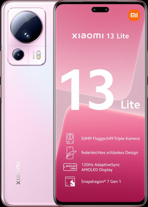 Actual product image Xiaomi 13 Lite (128 GB, Pink, 6.55", Dual SIM, 50 Mpx, 5G)