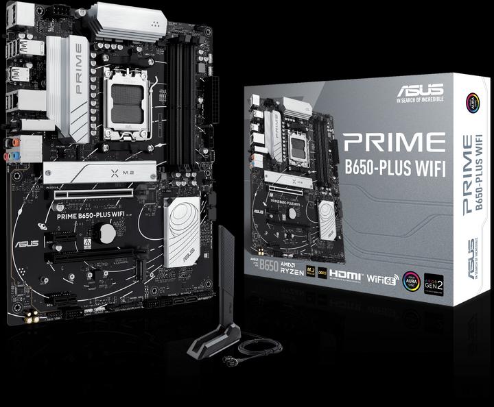 Productafbeelding ASUS PRIME B650-PLUS WIFI (AM5, AMD B650, ATX)