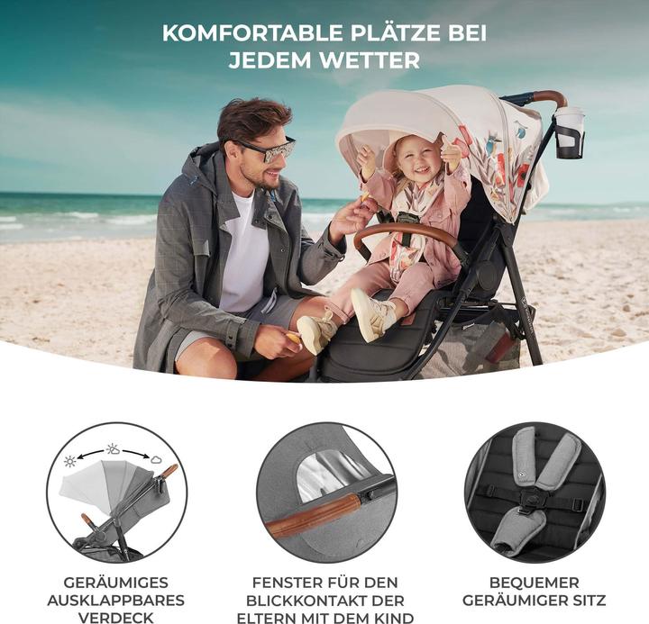 Image du produit KinderKraft poussette GRADE PLUS GREY