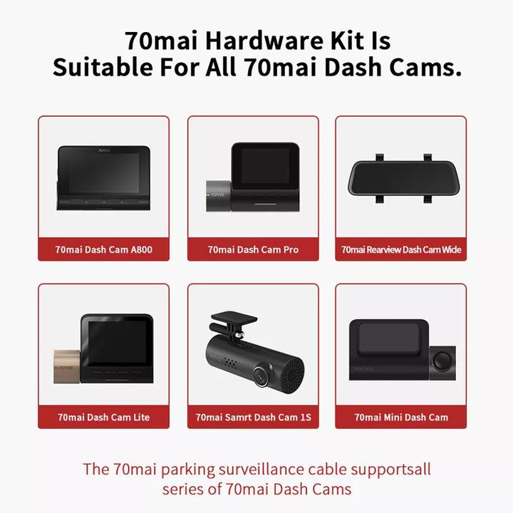 Actual product image 70mai Hardwire Kit UP02 DC adapter