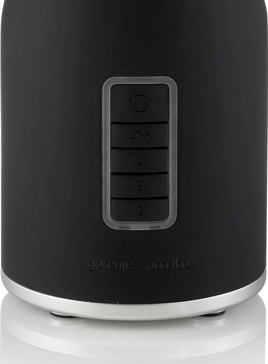 Actual product image Gorenje Blender B800ORAB Tabletop, 800 W, Jar material Plastic, Jar capacity 1.5 L, Ice crushing, Black (800 W)