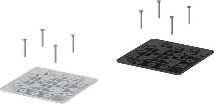 Produktbild Hettich LegaDrive Tischbeinanbindung Aluminium anthrazit