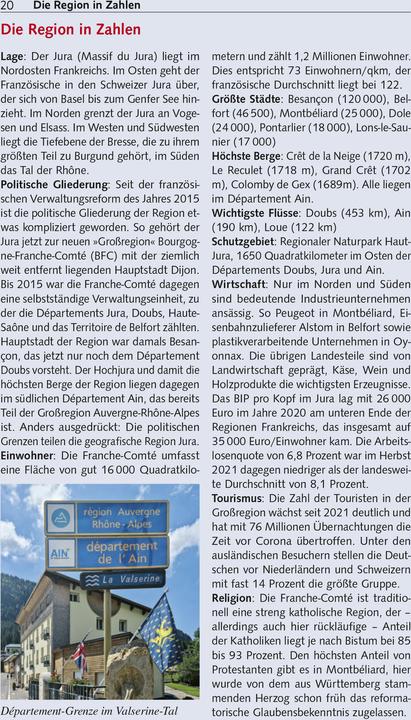 Produktbild Reiseführer Französischer Jura (Deutsch, Sabine Herre, 2025)