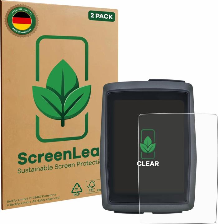 ScreenLeaf Pellicola protettiva, Proteggi Schermo Sostenibili, Clear, Antigraffio