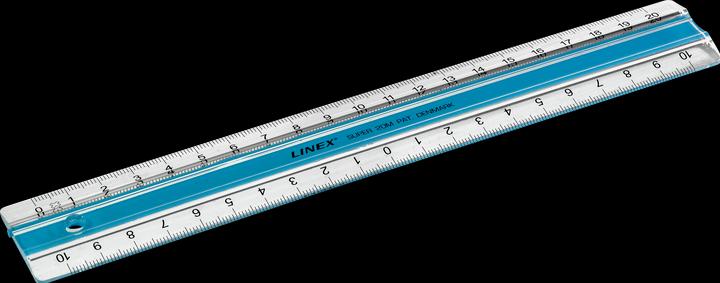 Actual product image Linex S20MM Super ruler blue (20 cm)