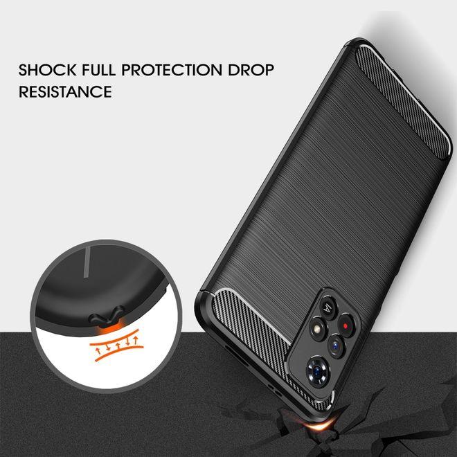 Actual product image MU Style Carbon Fiber TPU Softcase Series (Xiaomi Poco M4 Pro 5G)