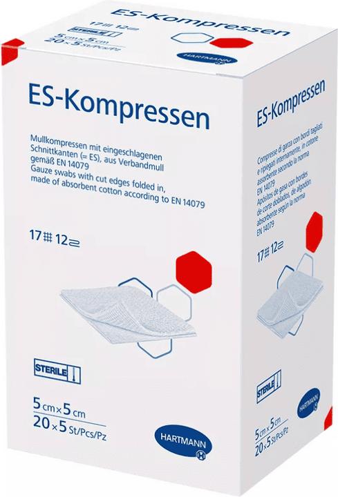 Hartmann ES-Kompresse 5x5cm 12fach steril