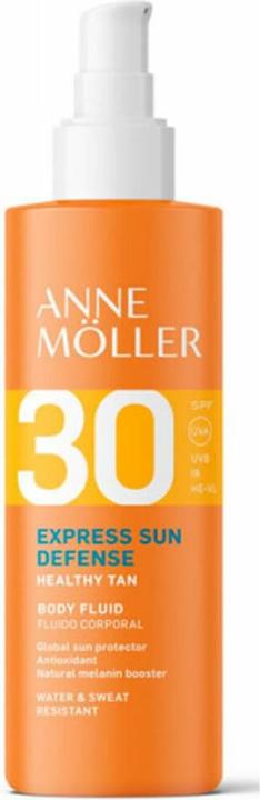 Actual product image Anne Möller EXPRESS body fluid SPF30 175 ml (Suntan cream, SPF 30, 175 ml)