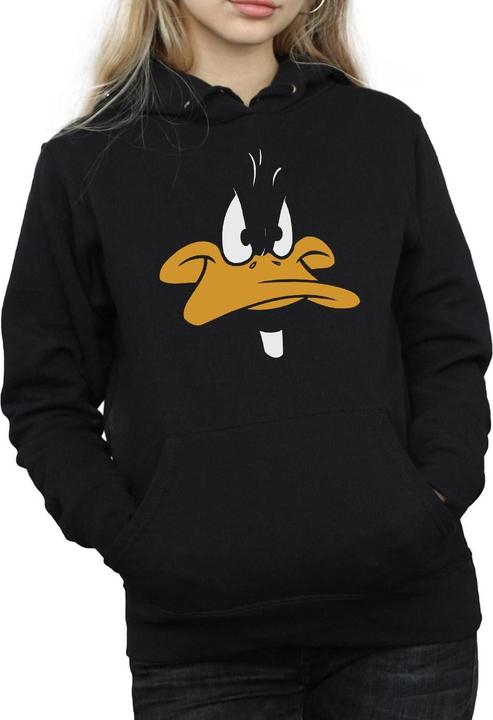 Produktbild Looney Tunes Daffy Duck Big Face Kapuzenpullover (S)
