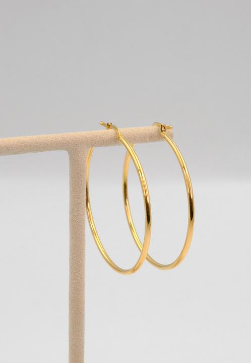 Muau Creolen (750/18 K Gelbgold)