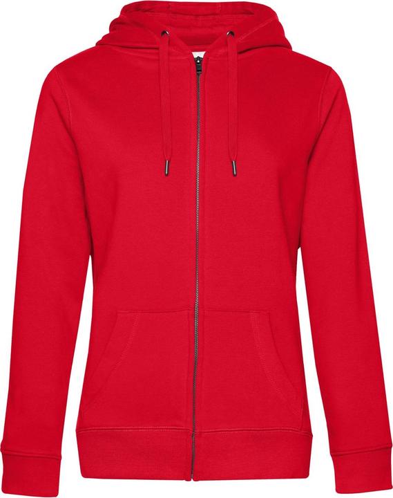 B&C Queen Hoodie mit durchgehendem Reissverschluss