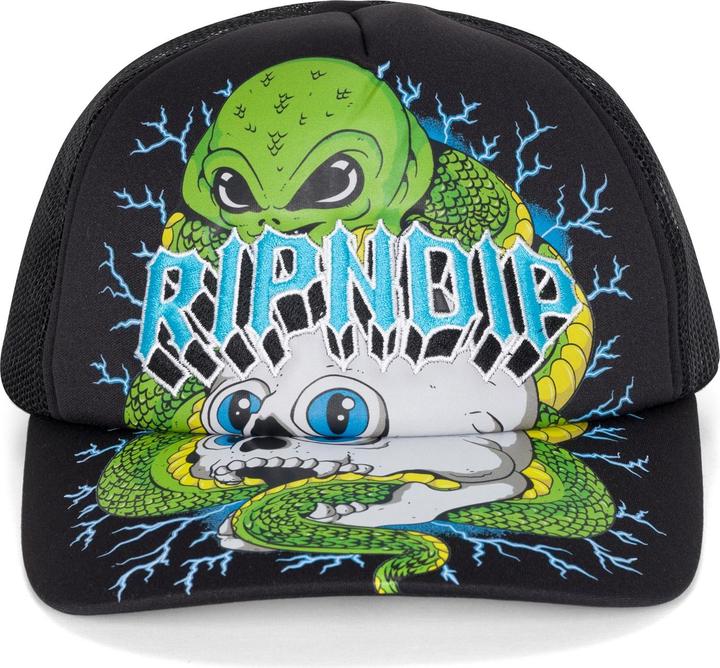 Actual product image RipnDip Skull & Bones Trucker Hat