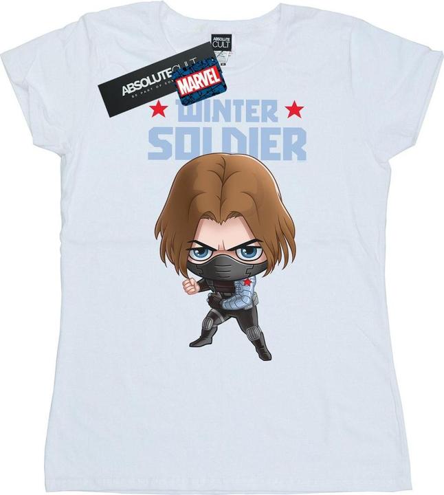 Winter Soldier Bucky Toon TShirt (L)